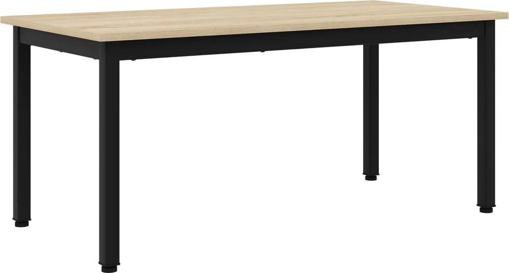 vidaXL Dohányzóasztal Sonoma 100 x 50 x 45 cm Faanyag