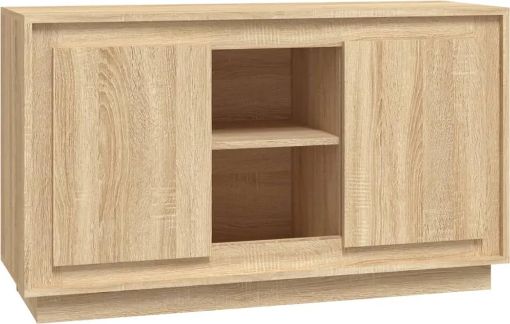 vidaXL sonoma tölgy színű szerelt fa tálalóasztal 102x35x60 cm