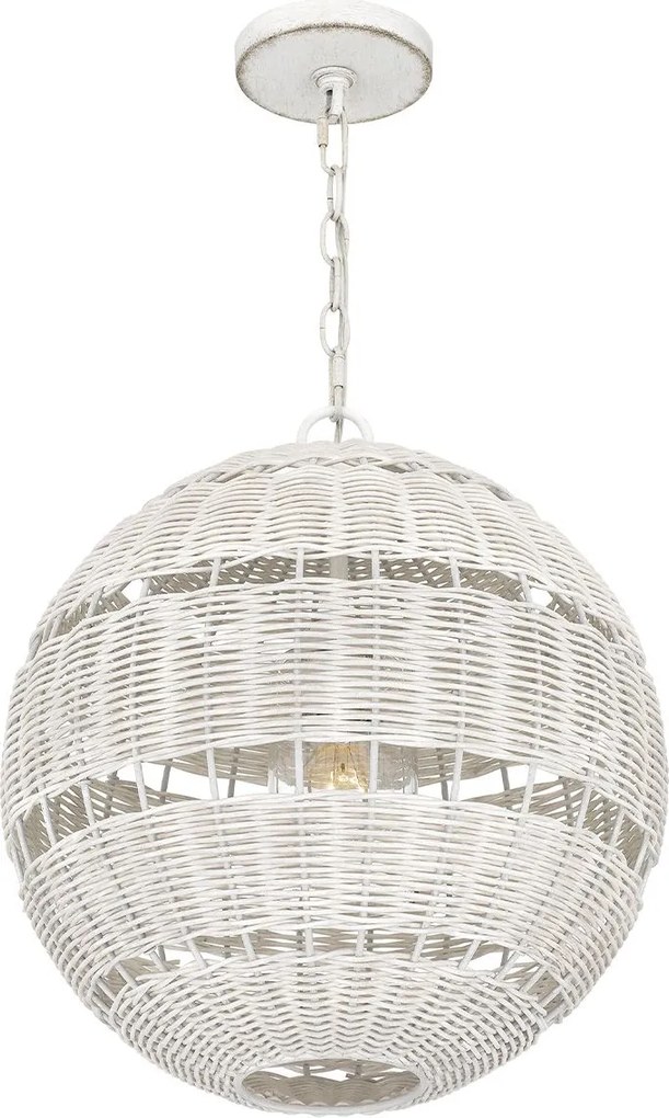 Quoizel boho kültéri függeszték lindendale fehér elsqz-lindendalepawh IP44