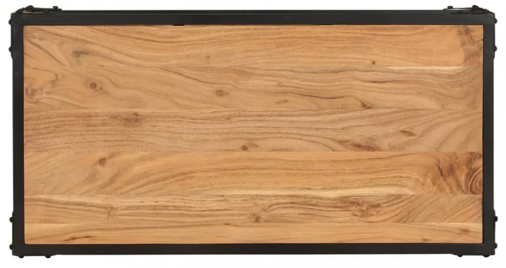 tömör akácfa dohányzóasztal 90 x 45 x 35 cm