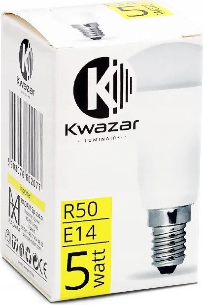 Led izzó Smd E14 5W R50 Gomba 3000K Fényszóró