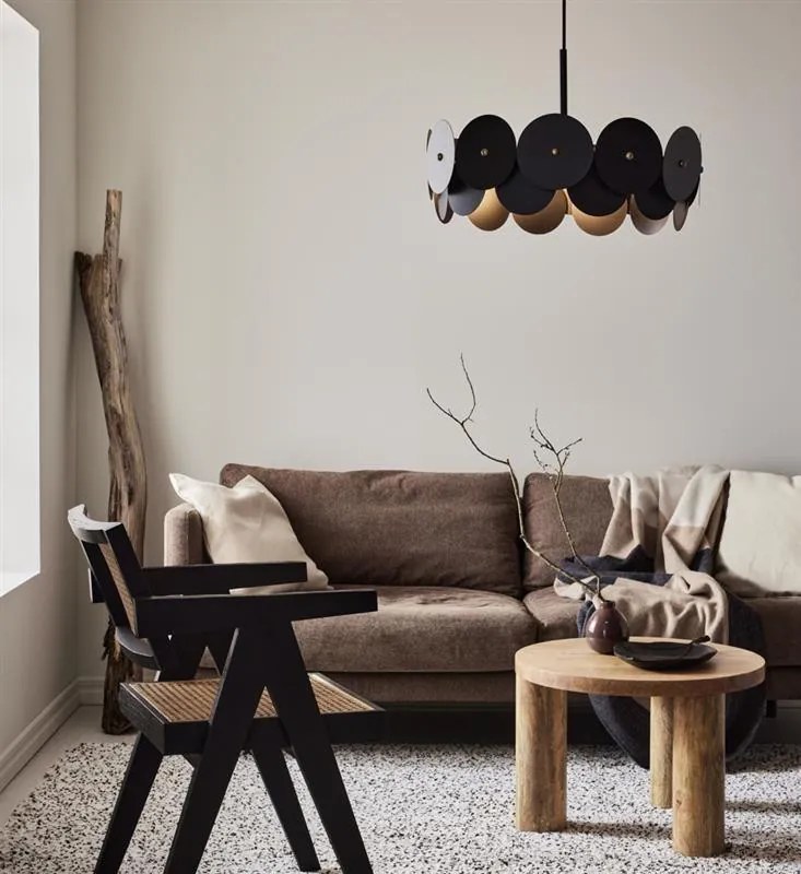 MARKSLÖJD 108265 VEGAS Modern Függesztett Lámpa Fekete E27 IP20