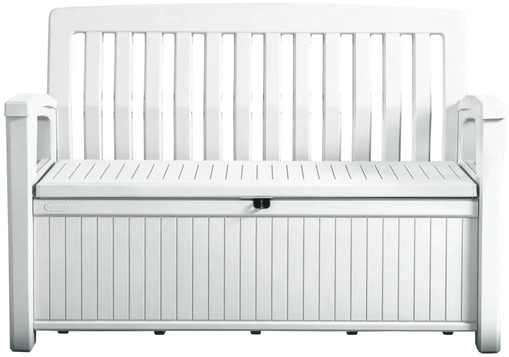 Keter Patio Bench kerti pad, fehér