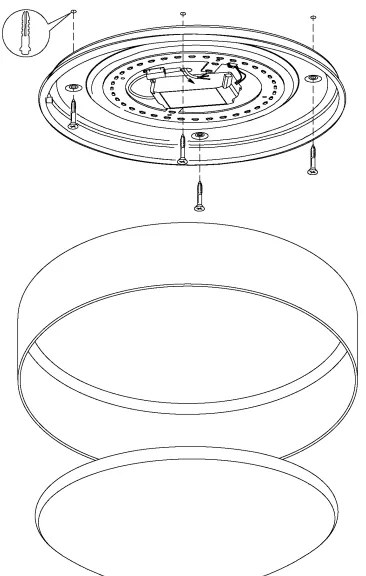 Eglo 96539 - LED Dimmelhető mennyezeti lámpa PALOMARO 1 1xLED/18W/230V