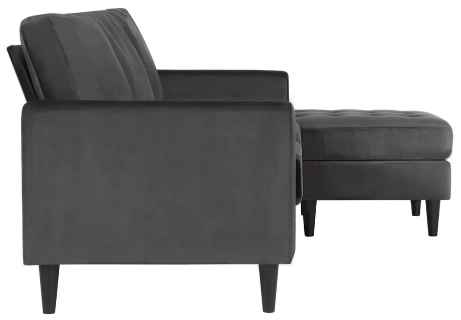 Szürke variálható sarokkanapé Strummer - CosmoLiving by Cosmopolitan