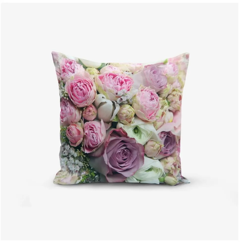 Roses pamutkeverék párnahuzat, 45 x 45 cm - Minimalist Cushion Covers