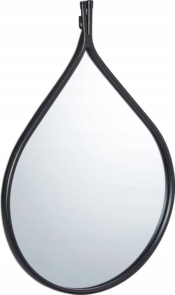 Fali tükör Relaxdays fekete