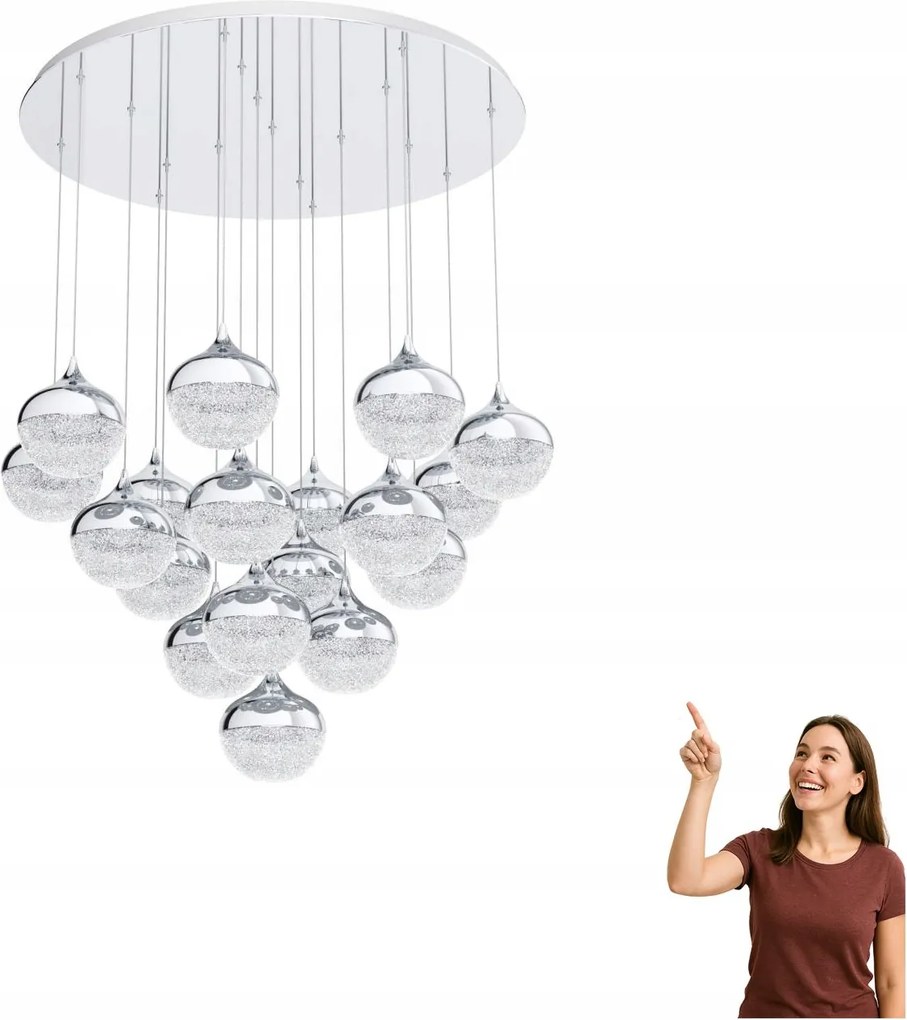 Led függőlámpa 18x3,15W Mioglia 39528 Eglo