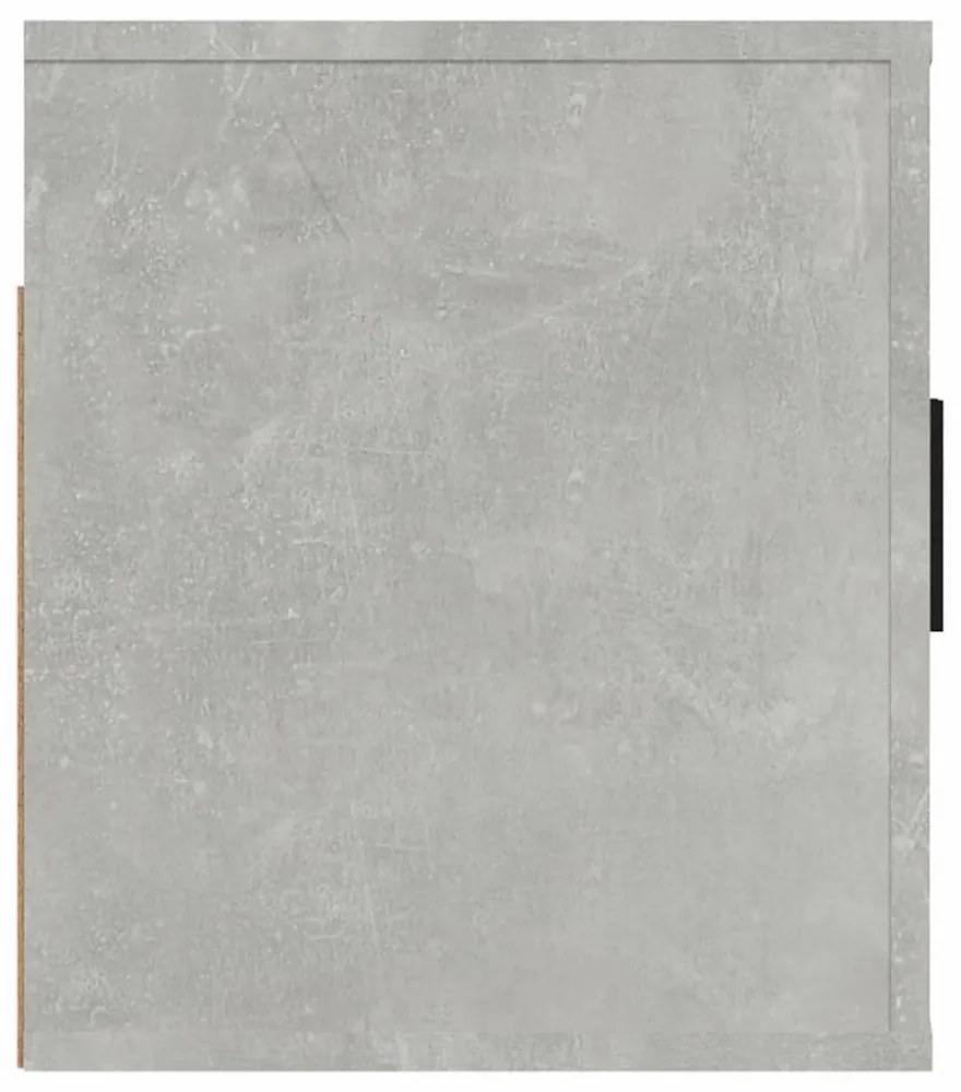 betonszürke fali TV-szekrény 100x34,5x40 cm