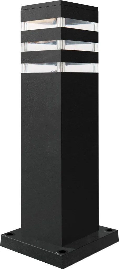 POLUX 316172 TEKSAS Modern Kültéri Állólámpa Grafit E27 IP44