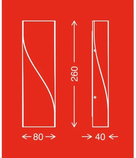 Telefunken 312704TF-LED Kültéri fali lámpa 2xLED/5,5W/230V IP44 ezüst