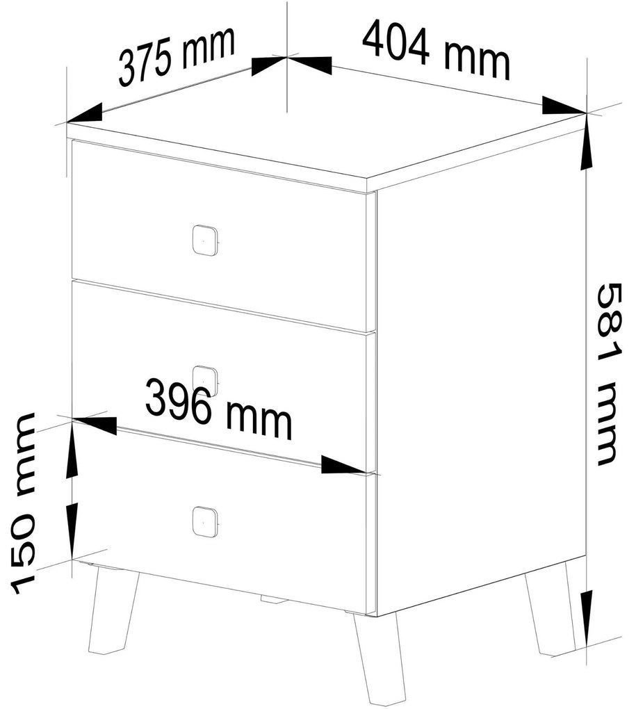 Komód Mobian 3 (kasmír). 1107565