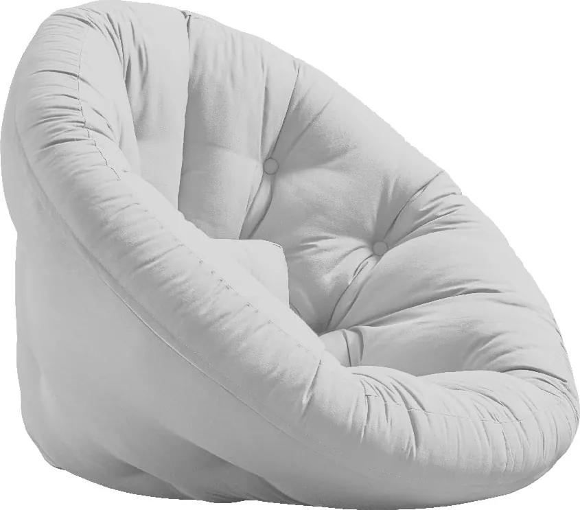 Nest Light Grey világos szürke kinyitható fotel - Karup Design