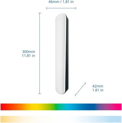 Philips - 2 db-os szett RGBIC LED, fényerőszabályozható SMART GRADIENT lámpatest LED/8W/230V Wi-Fi