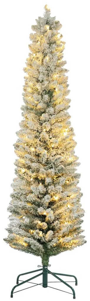 Műfenyő 180 cm, 150 LED-fénnyel és 329 ágvéggel, beltéri