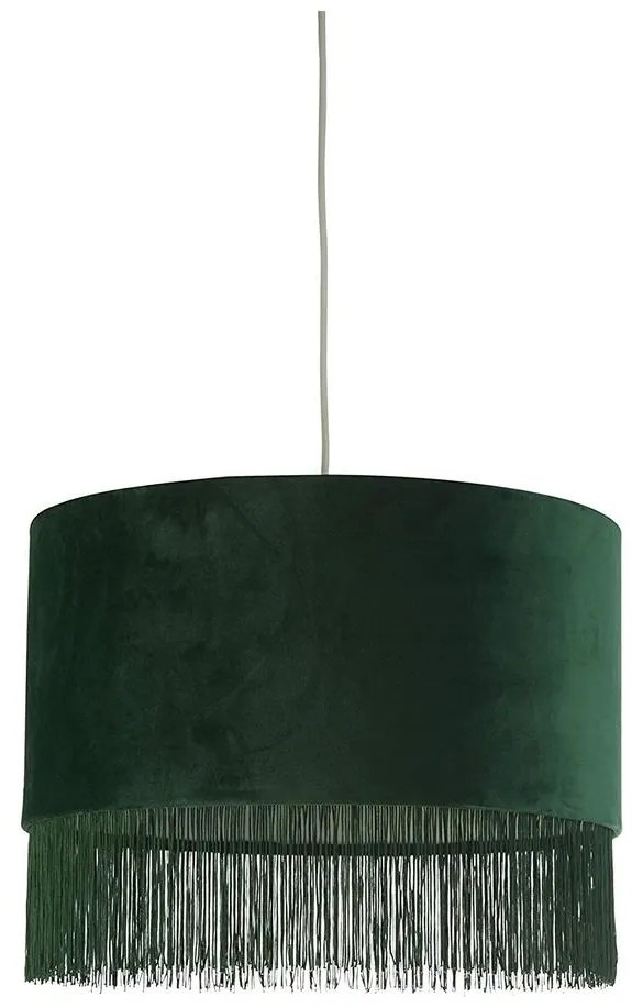 Searchlight 700742CW - Csillár zsinóron PENDA 1xE27/10W/230V zöld