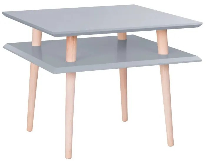 Square sötétszürke dohányzóasztal, 55 x 55 cm - Ragaba