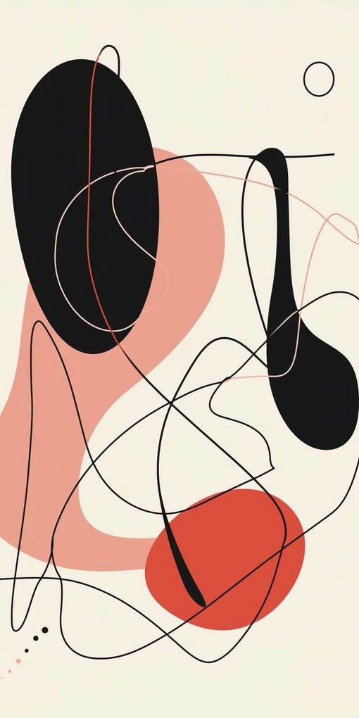 Poszter 50x100cm Absztrakt vibráció