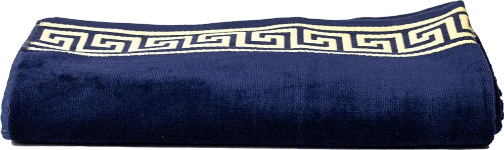 POSEIDON Strandtörölköző sötétkék 165x90cm