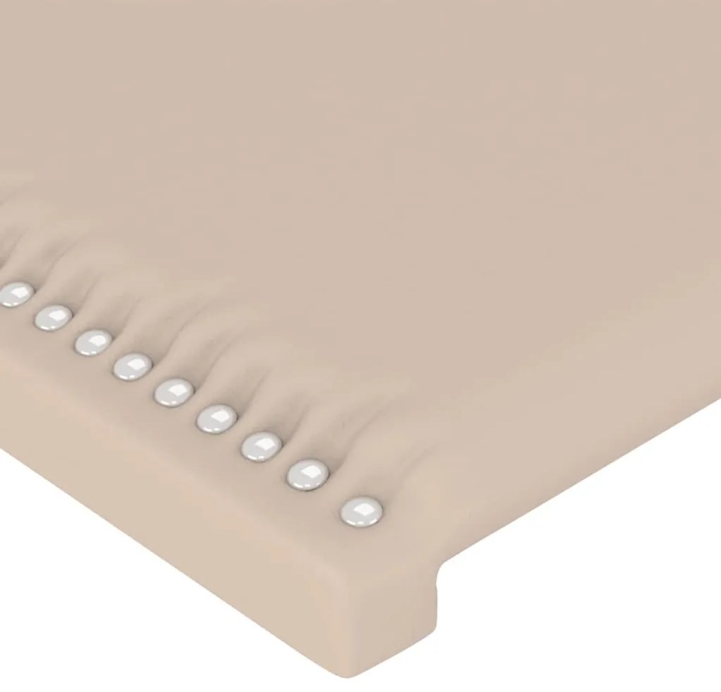 fekete műbőr LED-es fejtámla 83x16x78/88 cm
