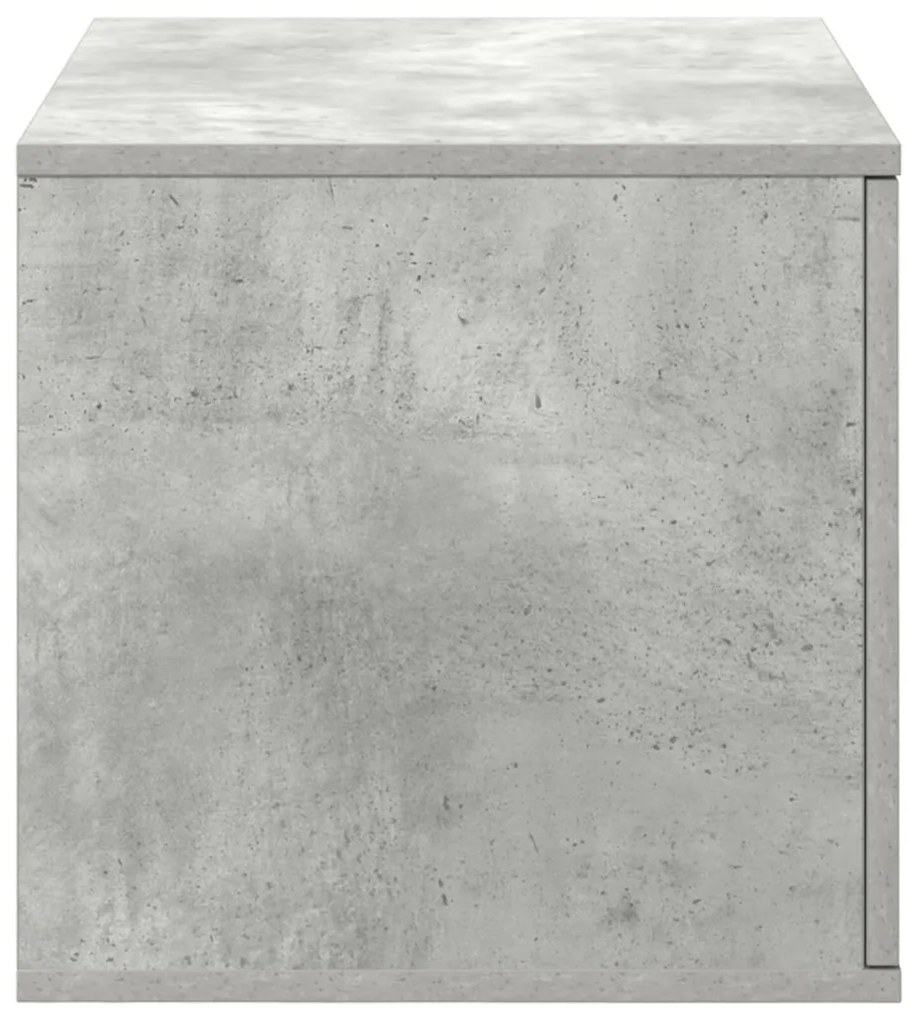 Tároló Szekrény Betonszürke 108x41x40 cm Mérnöki Fa