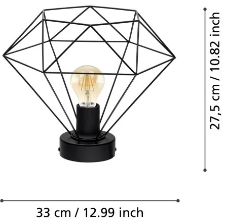 Eglo 43004 - Csillár TARBES 1xE27/60W/230V