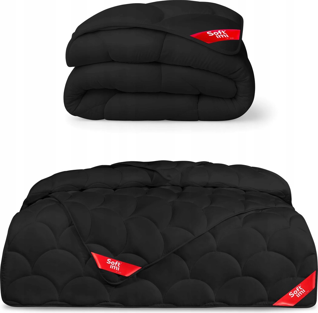 Évszakos Antiallergén Paplan 220X200 Fekete, Lengyel, Meleg, 4 Évszakra