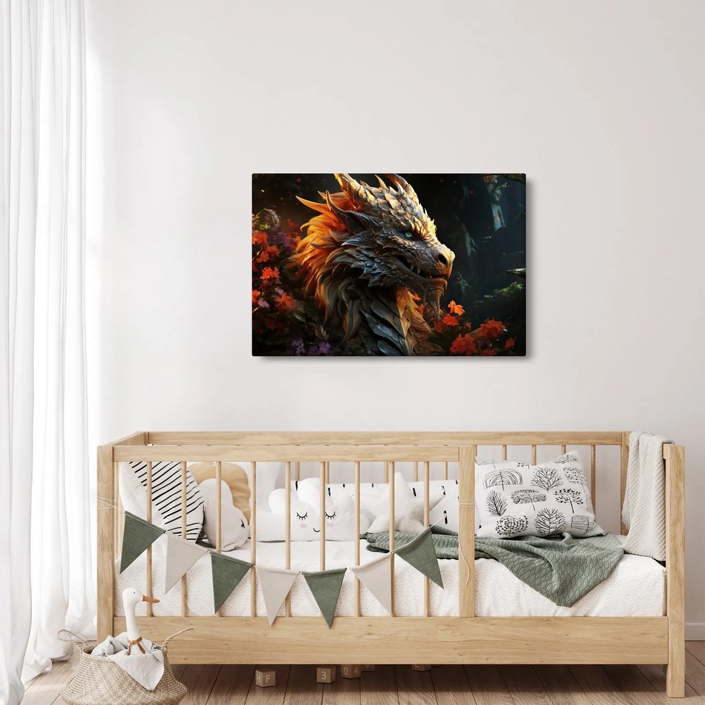 Kép - Sárkány (90x60 cm)