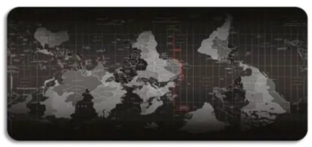 Alátét íróasztalra - világtérkép - 40 x 90 cm