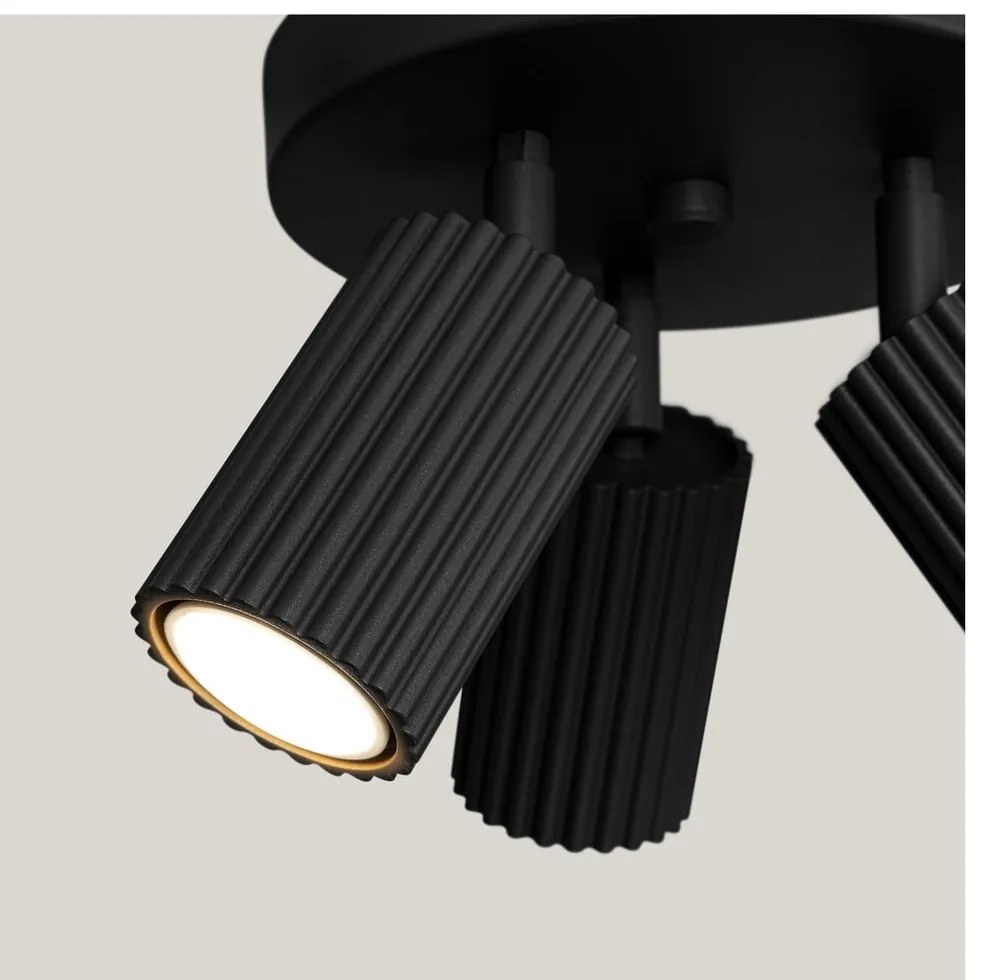 Fekete spotlámpa Gleam – Sollux