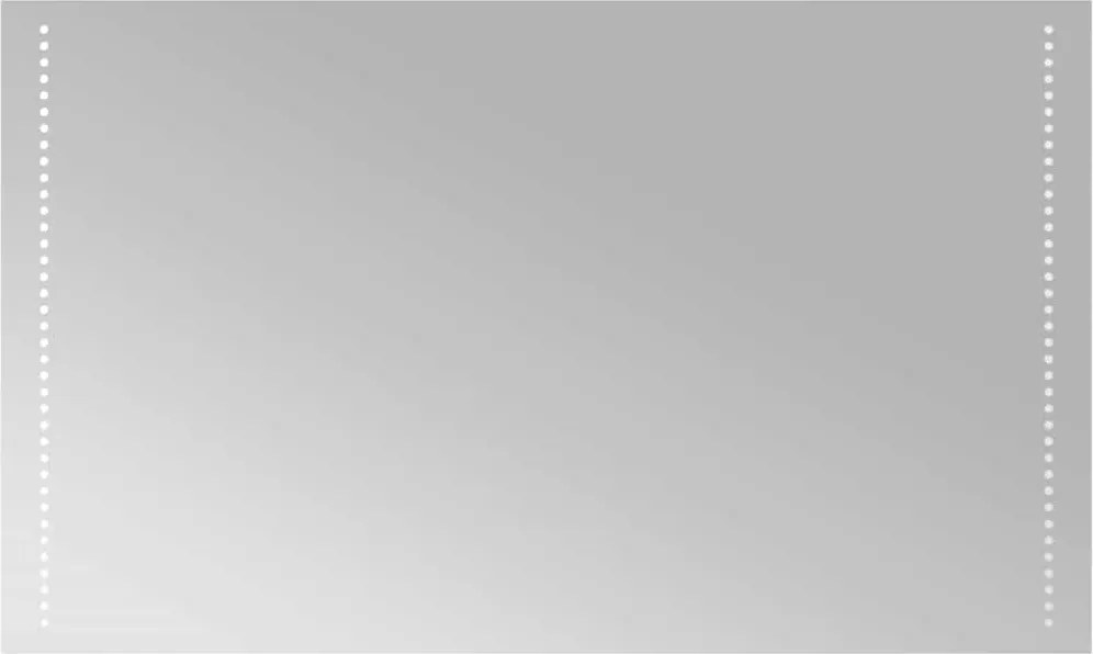 vidaXL LED-es fürdőszobatükör 100x60 cm