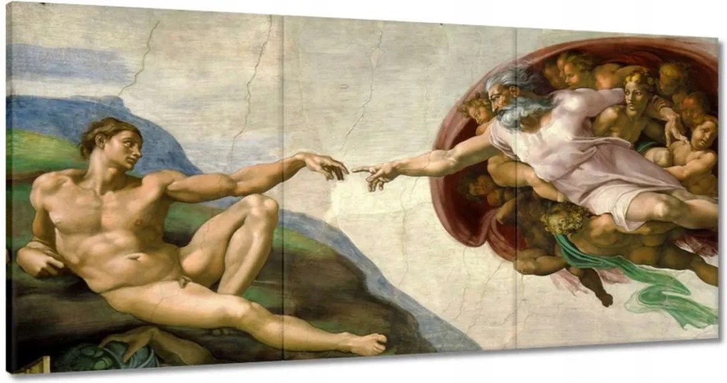 Festmények 180x90 Ádám teremtése