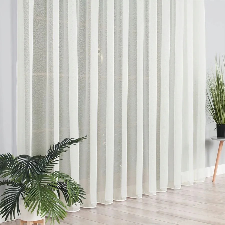 Kész Török Napellenző Függöny Ólommal 650x140 Ecru