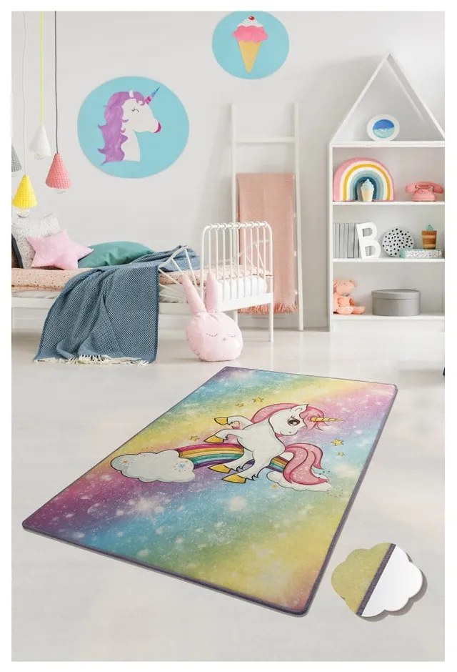 Unicorn gyerekszőnyeg, 140 x 190 cm