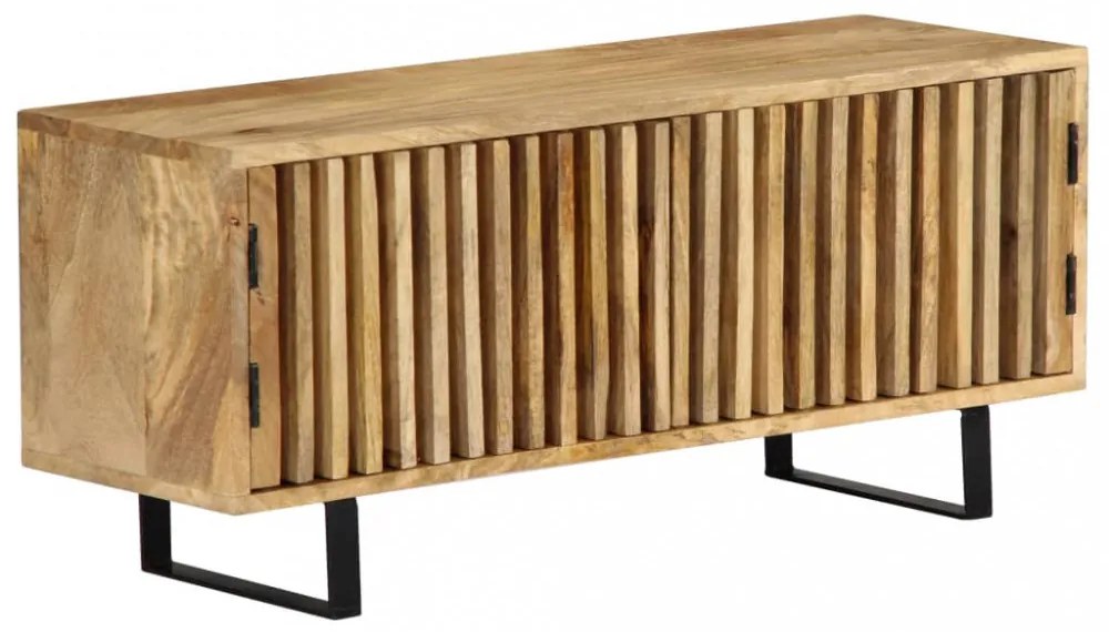 tömör mangófa TV-szekrény 90 x 30 x 40 cm