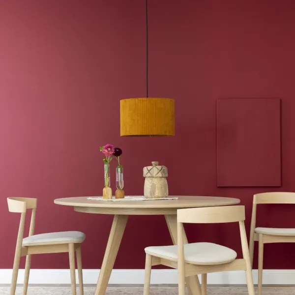 Brilliant - Csillár zsinóron TONY 1xE27/20W/230V átm. 35 cm narancs