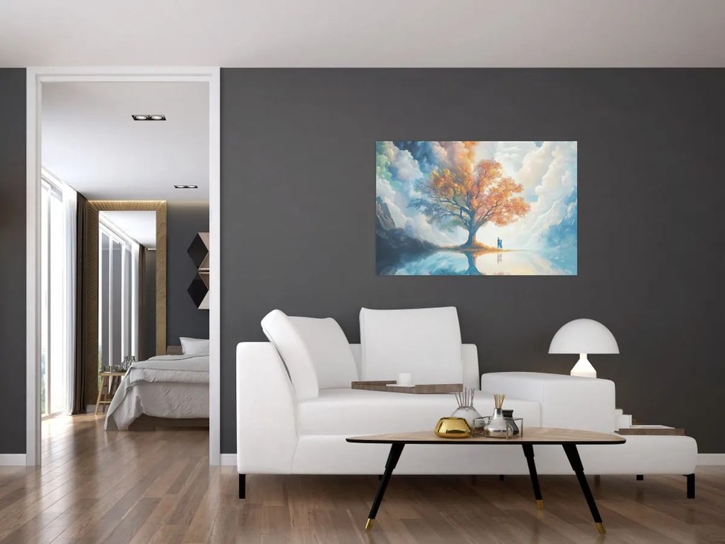 Kép – Az élet és szerelem fája (90x60 cm)