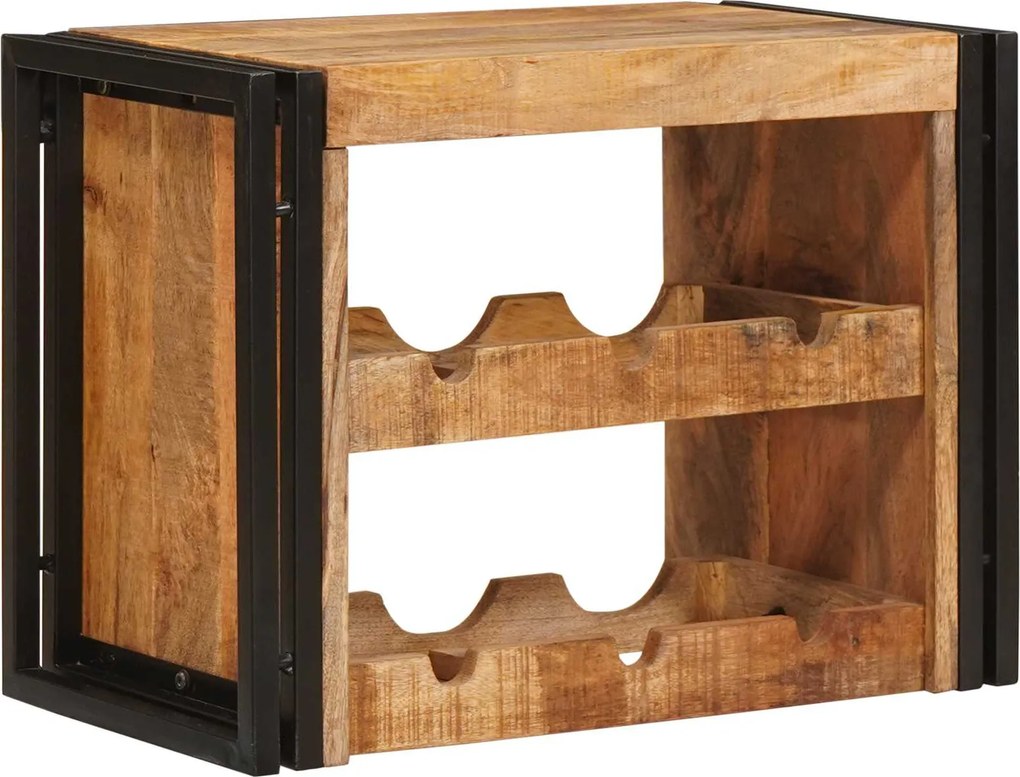 vidaXL Borágas Barna 100 x 45 x 33 cm Tömör Durva Mangófában