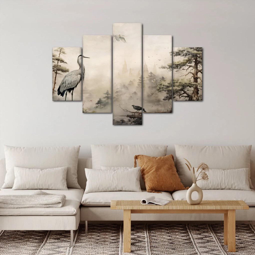 Kép - Rajzfilm tájkép (150x105 cm)
