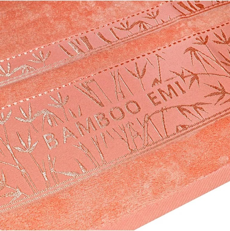 EMI lazac színű bambusz törölköző 70x140 cm