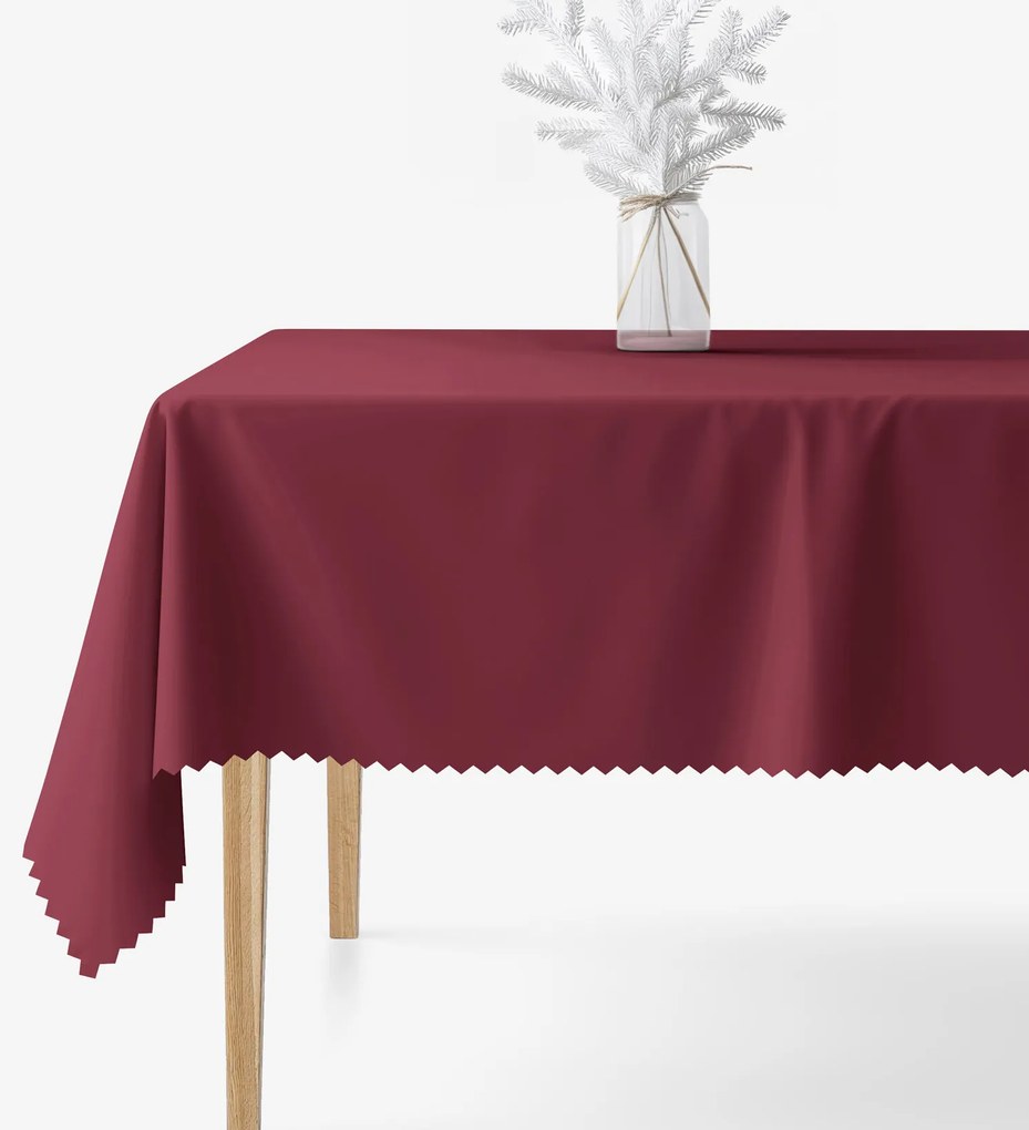 Goldea karácsonyi teflonbevonatú asztalterítő - bordó 100 x 100 cm