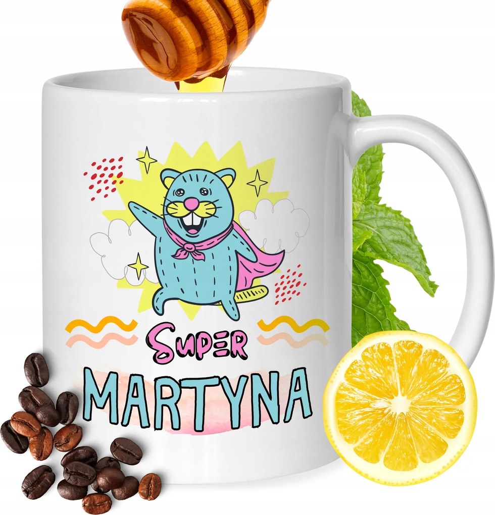 Bögre Martinának Barátnőknek Ajándék Nyomtatott Fehér 330ml