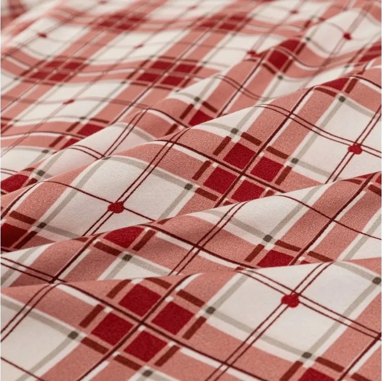 Flanel ágyneműhuzat TARTAN HEART színes Ágyneműhuzat mérete: 70 x 90 cm | 140 x 200 cm