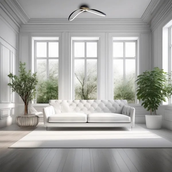 LED Mennyezeti lámpa INFINITY LED/21W/230V fekete