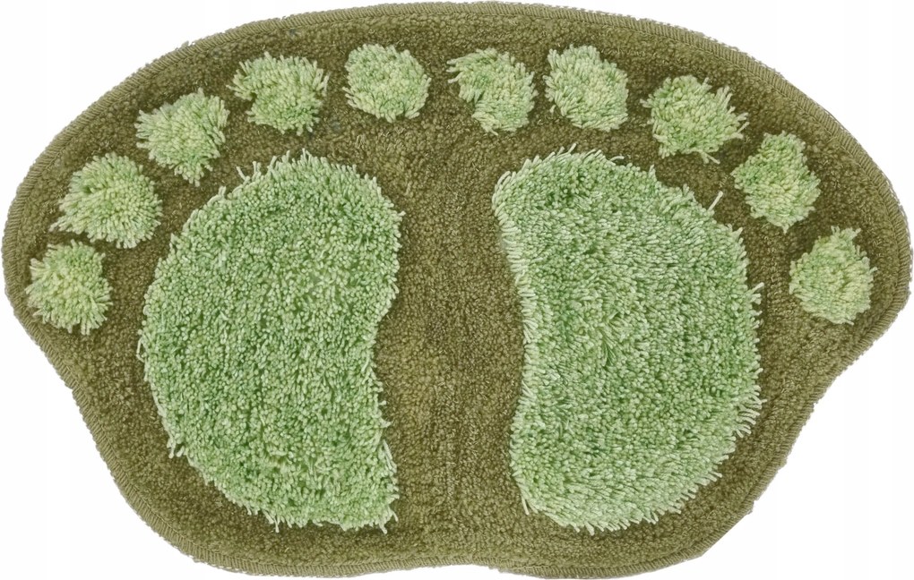 Fürdőszoba Szőnyeg Láb Zöld Sötét