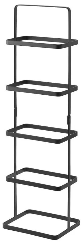 Fekete fém cipőtartó állvány Tower Shoe Rack – YAMAZAKI