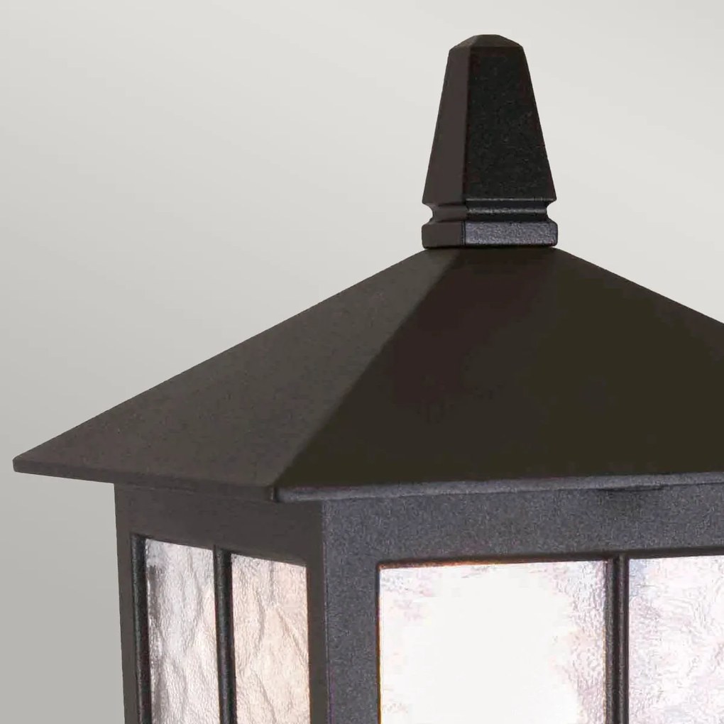 Elstead klasszikus kültéri állólámpa winchester fekete átlátszó IP43 elsbl25-black