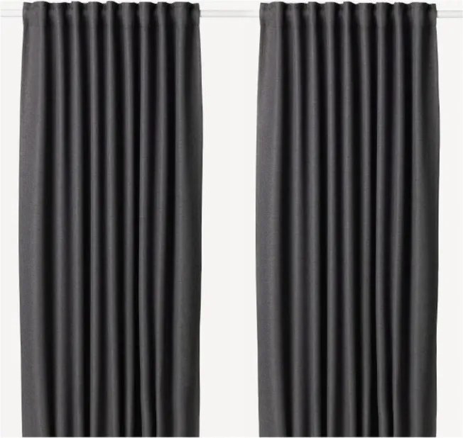 Iikea Annakajsa Árnyékoló függöny, szürke, 145x300 cm