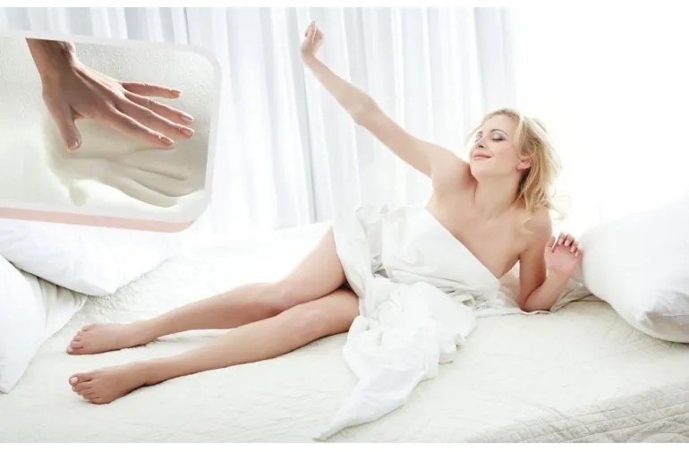 EMI 4 cm vastag huzat nélküli memóriahab felületi matrac, 85x195 cm