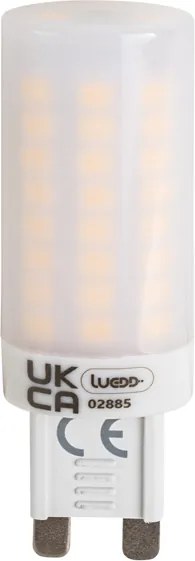 2 db-os G9 3 fokozatban dimmelhető opál LED izzó 4,5W 500 lm 4000K